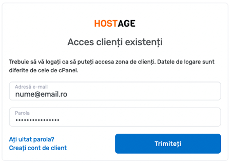Access client area