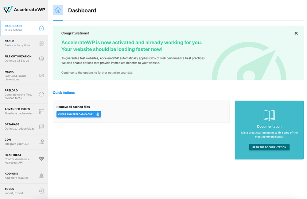 AccelerateWP WP Rocket